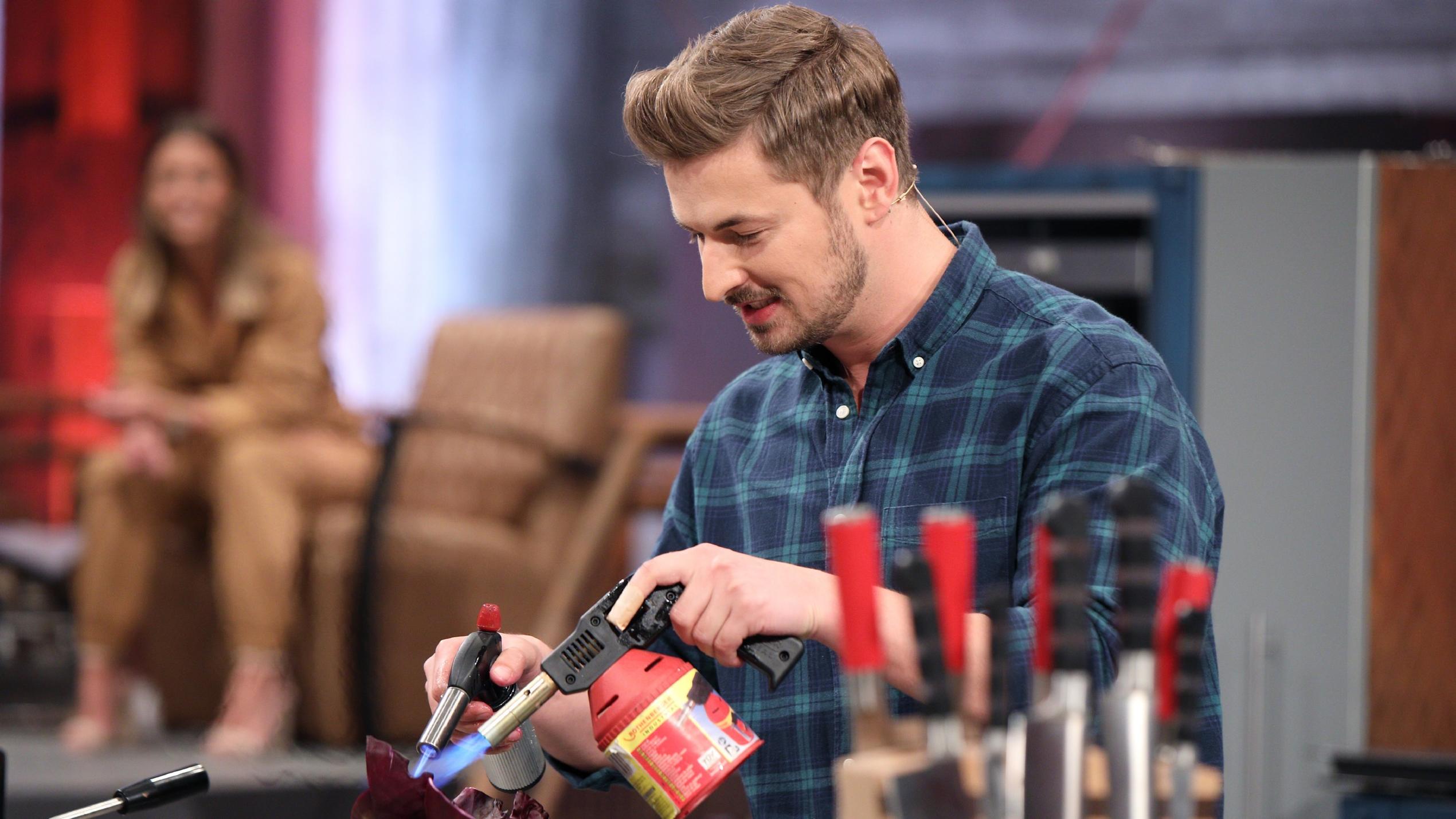 Grill den Henssler: Vanessa Mai, Nicolas Puschmann und Markus Krebs im Koch-Battle Nicolas Puschmann