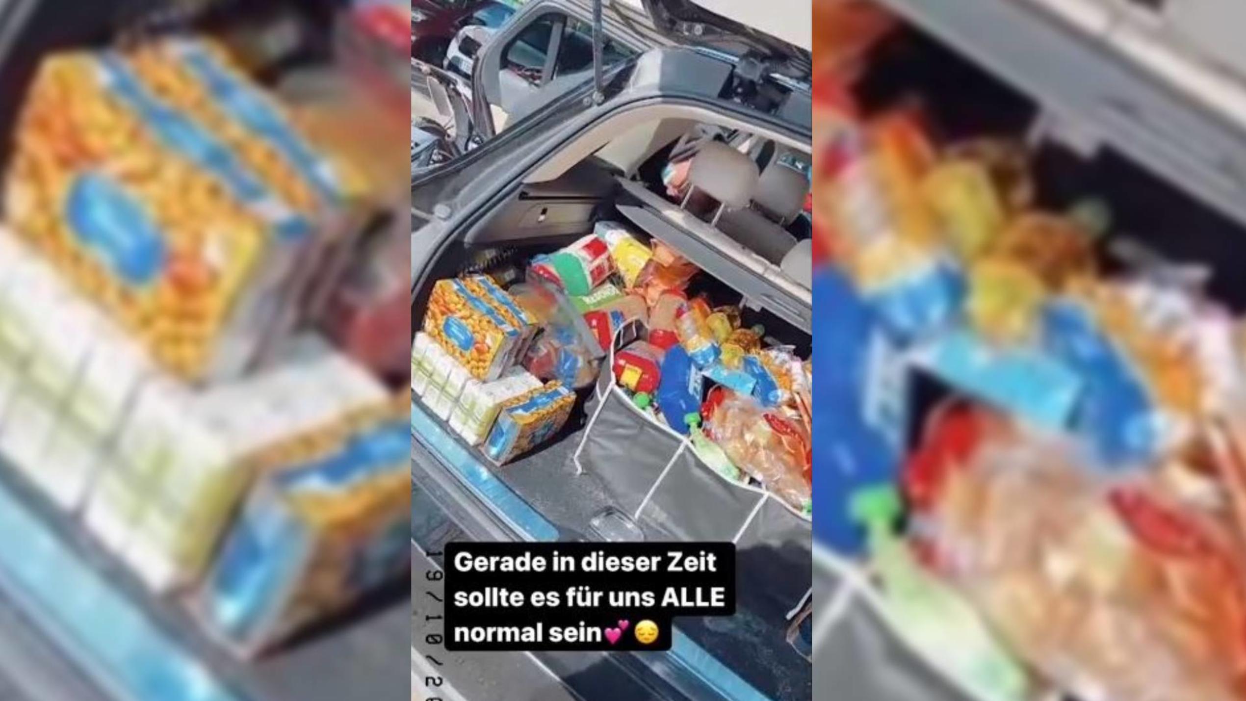 Danni Büchner hortet Essen? Das sagt sie zu den Hamsterkäufer-Vorwürfen! Danni Büchner wird für dieses Foto angefeindet.