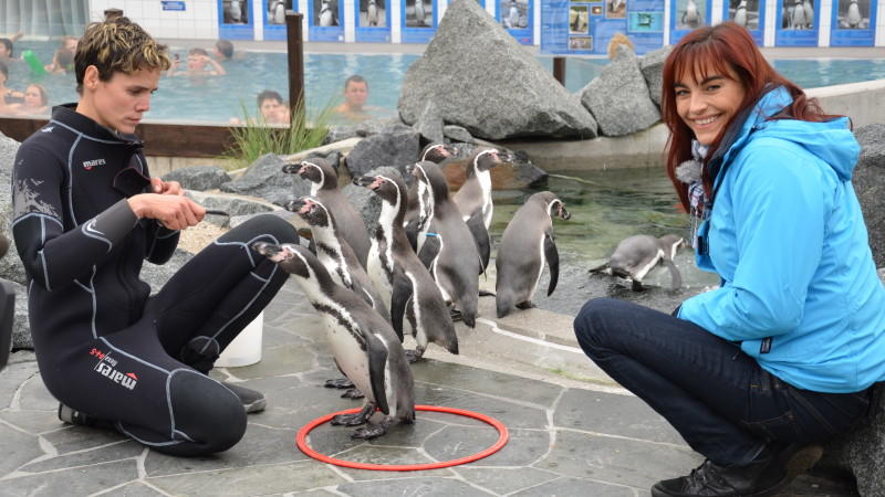 Diana Eichhorn im Lübbenauer Spreeweltenbad hundkatzemaus-Reporterin Diana Eichhorn