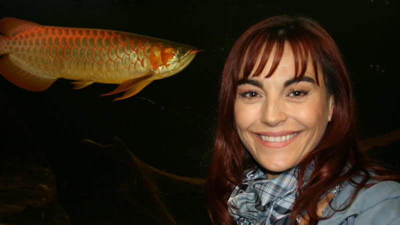 Diana Eichhorn und die Drachenfische VOX hundkatzemaus: Diana Eichhorn und ein Drachenfisch