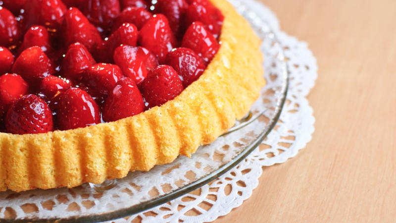 Erdbeer-Torte: So lecker kann abnehmen schmecken! Abnehme-Rezept für Erdbeer-Torte, Rezept, abnehmen, Diät-Rezept, Abnehm-Rezept