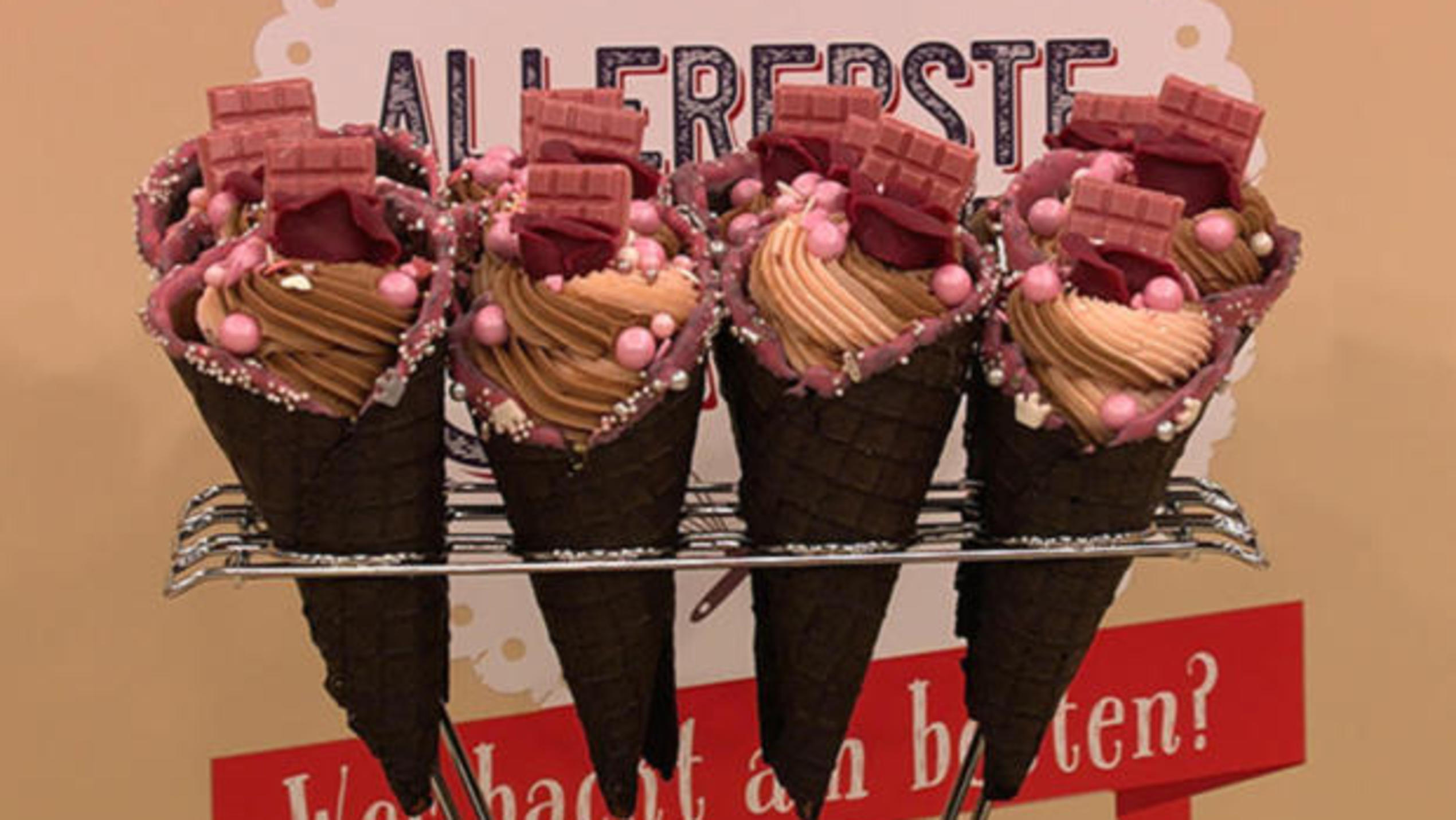 Allererste Sahne: Eistüten-Cupcakes kannste immer gebrauchen Eistüten-Cupcakes