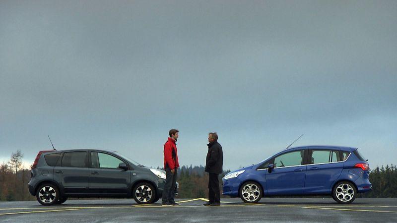 Vergleichstest Im VOX-Vergleichstest: Ford B-Max vs. Nissan Note