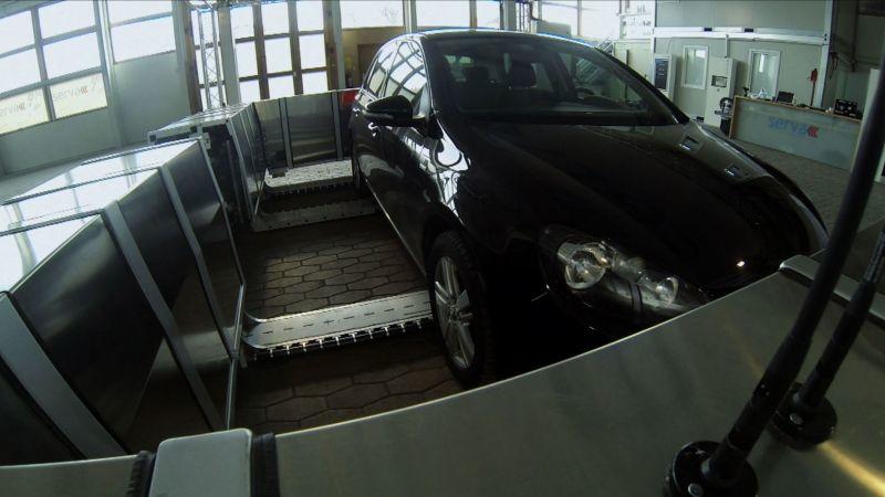 Parken der Zukunft auto mobil lässt automatisch einparken