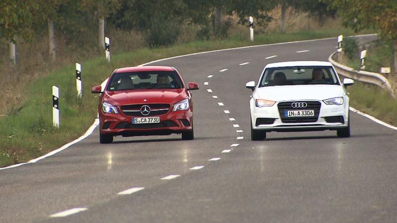 Mercedes CLA vs. Audi A3 Limousine Mercedes CLA vs. Audi A3 Limousine