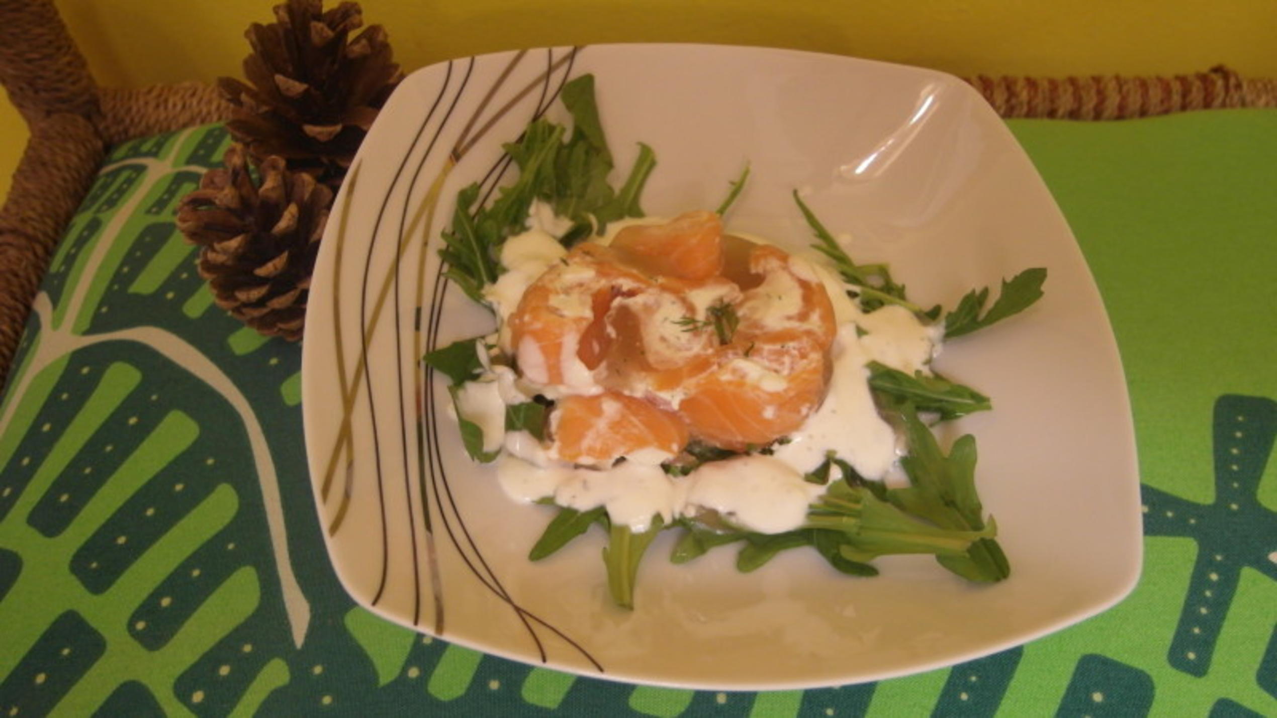 Doreen serviert als Vorspeise "Dori's Glücksburger Weihnachtserinnerung" Doreens Vorspeise bei "Das perfekte Dinner": Dori's Glücksburger Weihnachtserinnerung
