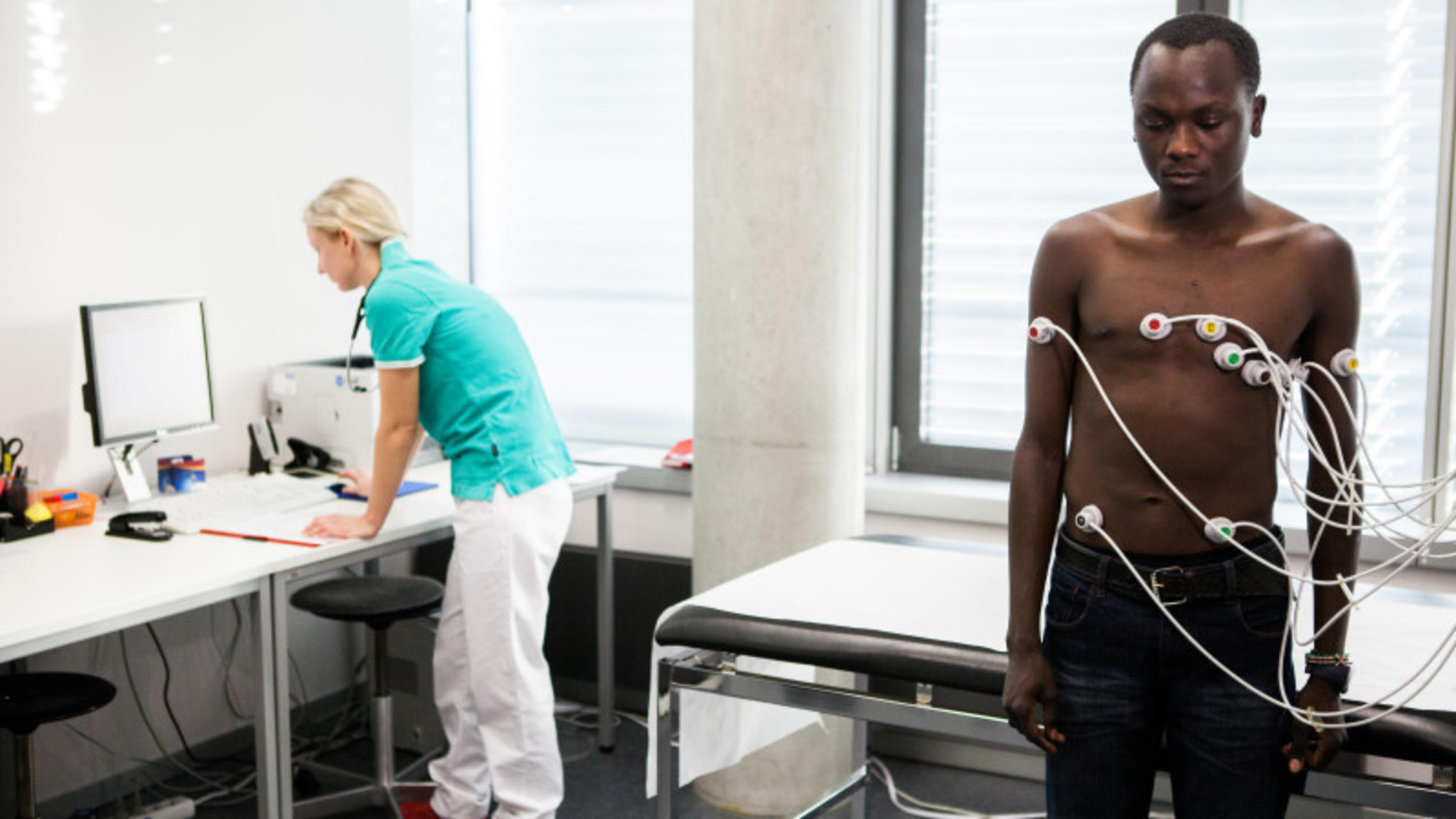 "Real Cool Runnings": Amos wegen Herz-OP im Krankenhaus Im Krankenhaus wurde "Real Cool Runnings"-Läufer gründlich durchgecheckt