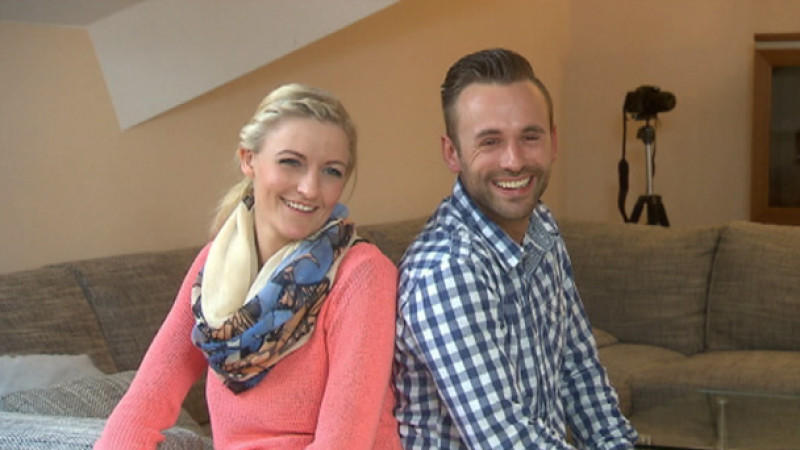 Katharina und Egor haben leichte Erinnerungslücken Katharina und Egor Brautpaar