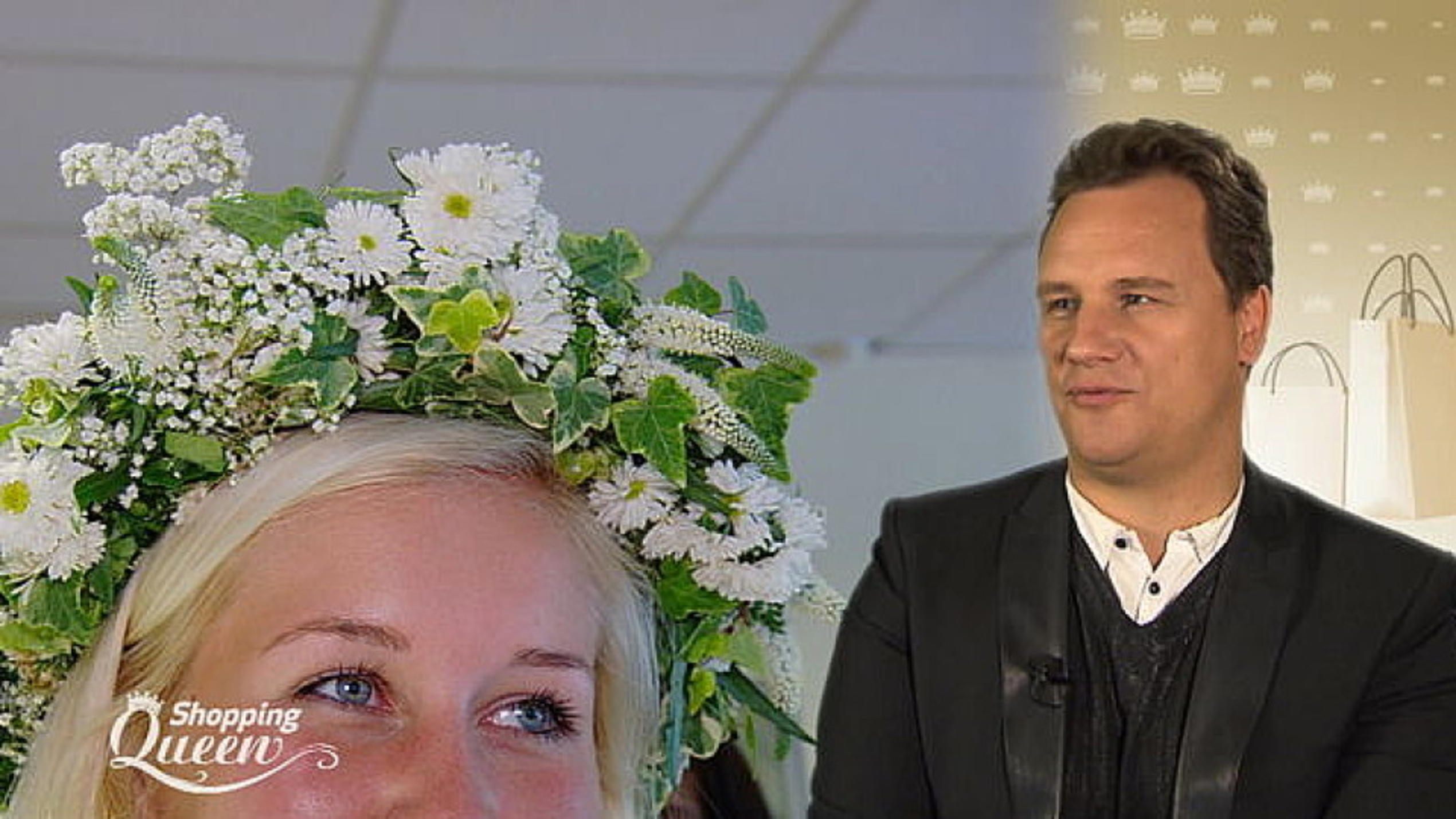 Guido Maria Kretschmer: "Wie so 'ne Tischdekoration, oder?" Shopping Queen: Guido Maria Kretschmer begutachtet Hannahs Blumenkranz
