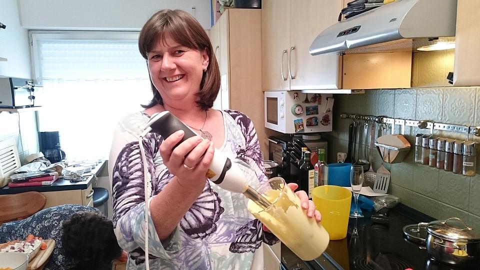Das perfekte Dinner: Beate arbeitet nicht gerne mit Mehl Das perfekte Dinner: Zum Dessert gibt es bei Beate eher etwas cremiges
