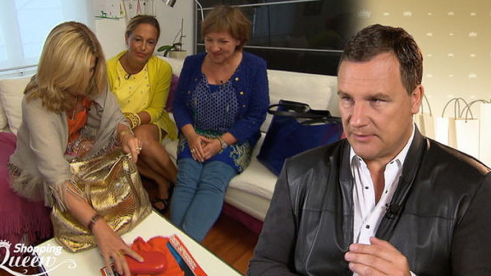 Shopping Queen in München: Rosanna hat einen ungewöhnlichen Beruf Shopping Queen: Auch Guido kann sich Rosannas Therapiestunde nur schwer entziehen