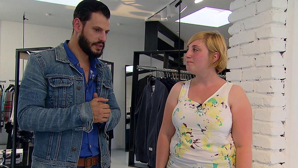 Schrankalarm: Shoppingmuffel Alexandra muss auf Einkaufstours gehen Manuel Cortez geht mit Alexandra shoppen
