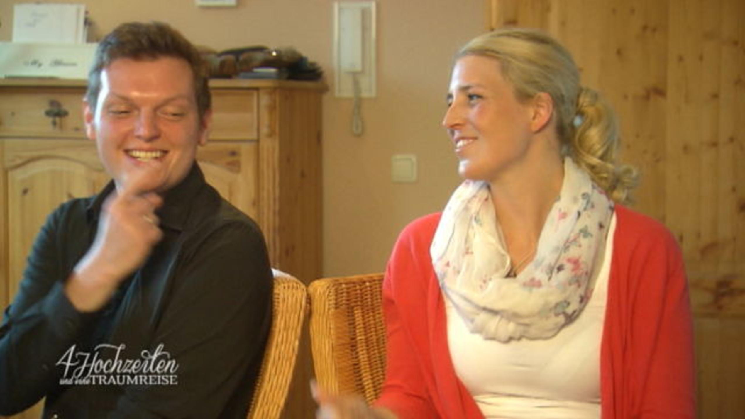 4 Hochzeiten und eine Traumreise: Romina und Gerrit fühlen sich als "Zwei Hälften eines Ganzen" Katharina und Gerrit 4 Hochzeiten