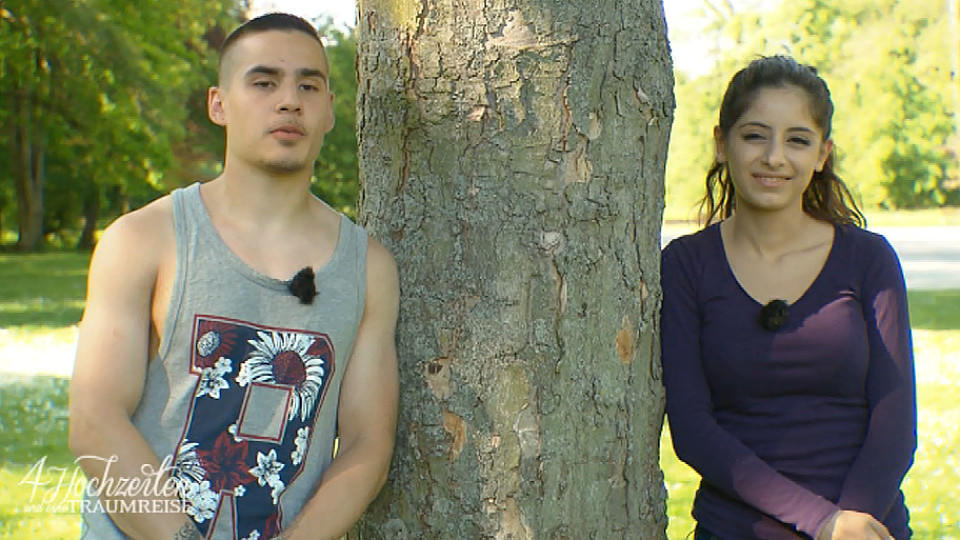 4 Hochzeiten und eine Traumreise: Tinas Liebe zu Keanou musste zunächst geheim bleiben Keanou und Tina bei "4 Hochzeiten und eine Traumreise"