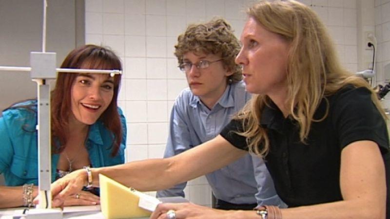 Spinnenseide in der Medizin? hundkatzemaus-Reporterin Diana Eichhorn besucht Lehrerin Bettina Gube und ihre Spinnen-AG. Foto: VOX/VP