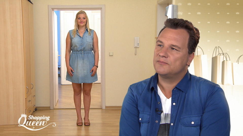 Shopping Queen: Theresa aus Leipzig im Style-Check "Shopping Queen"-Kandidatin Theresa im Style-Check