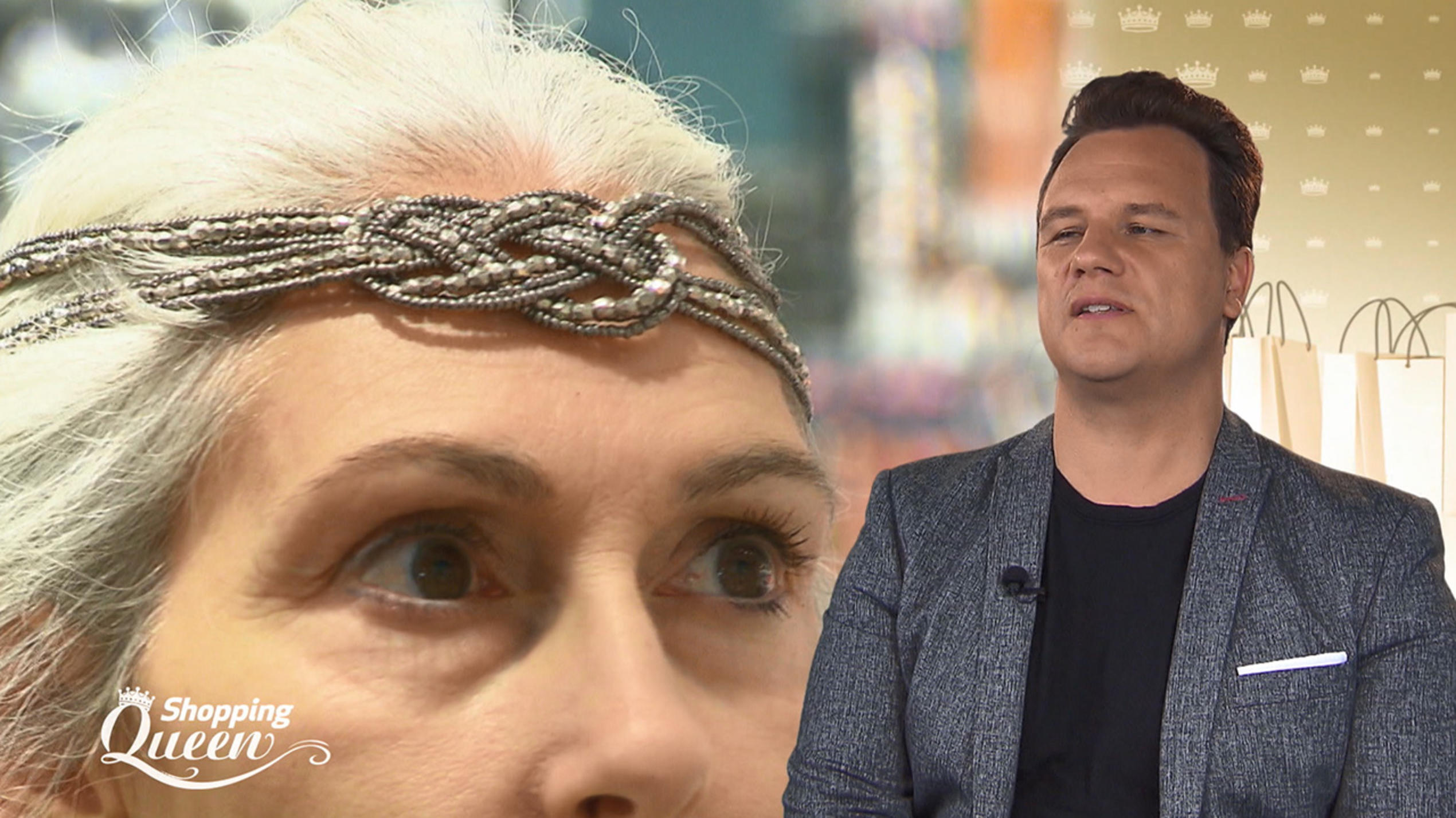 Shopping Queen: Romana sucht in Wien einen modernen Haarschmuck "Shopping Queen"-Kandidatin Romana ist sich unsicher