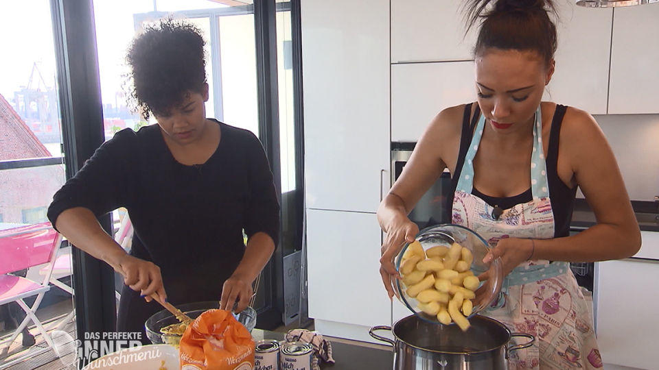 Das perfekte Dinner: Gwen kriegt beim Kochen die Krise Chaos und Verzweiflung in Gwens Küche