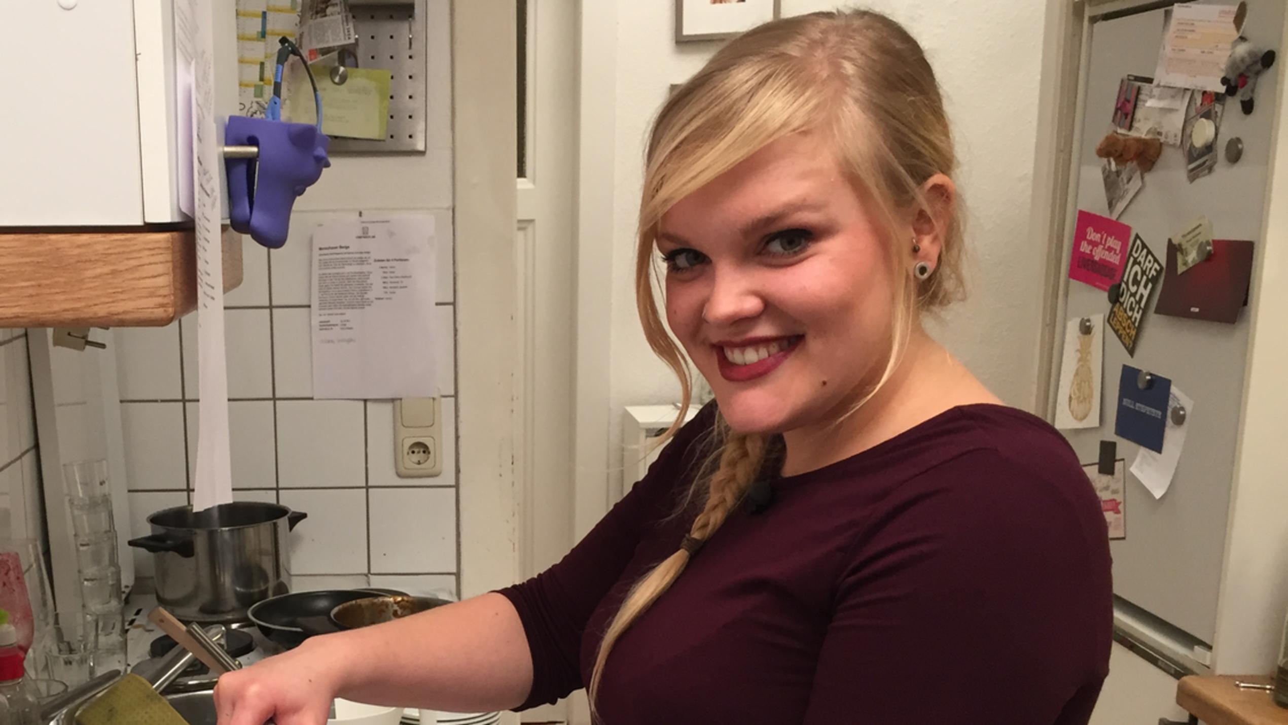 Das perfekte Dinner: Inken im kulinarischen Steckbrief Inken hat als Wunschmenü eine ganz schöne Nuss zu knacken