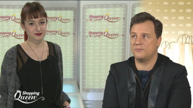 Shopping Queen: Alina aus München präsentiert ihren Look auf dem Catwalk "Shopping Queen"-Kandidatin Alina auf dem Catwalk.