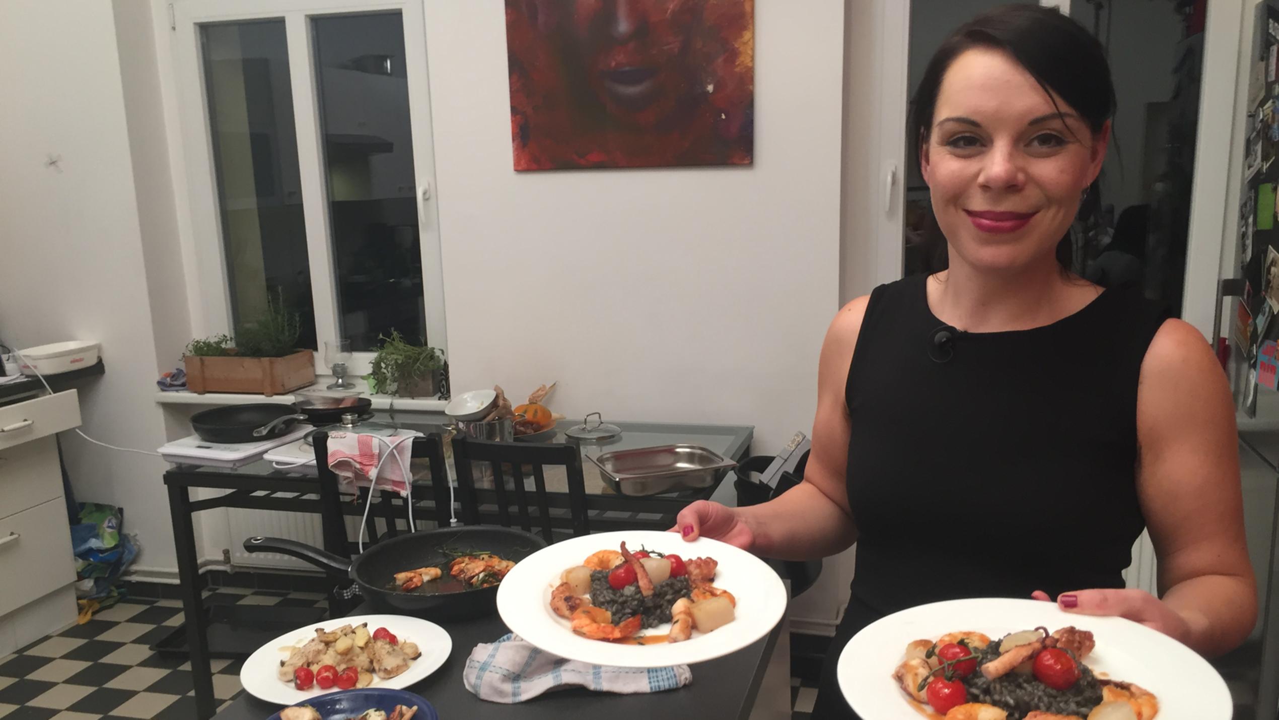 Tag 3 in Berlin: Claudia im kulinarischen Steckbrief Claudias Pulpo muss à la Minute serviert werden.