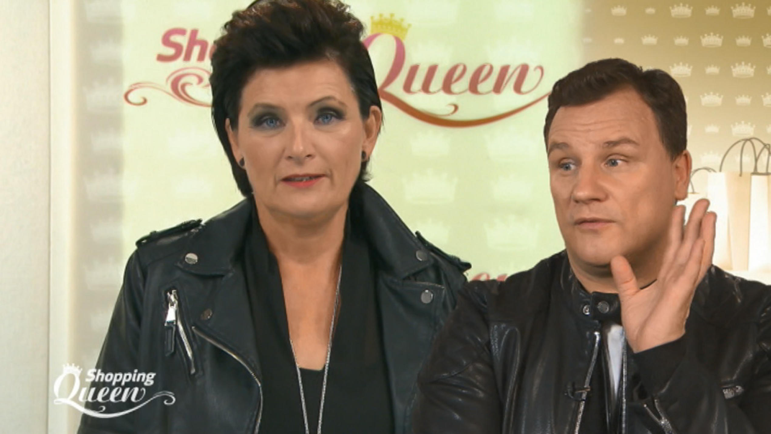 Shopping Queen: Rosi präsentiert ihre wilde Seite im Biker-Look auf dem Catwalk "Shopping Queen"-Kandidatin Rosi auf dem Catwalk