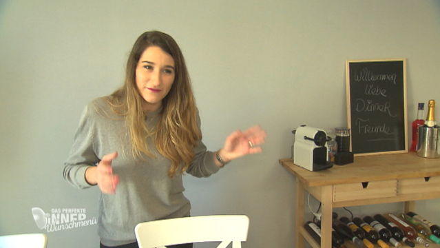 Tag 2 beim Münchener Wunschmenü: Melodie im kulinarischen Steckbrief Wie ein Wirbelwind geht Melodie das Wunschmenü an.