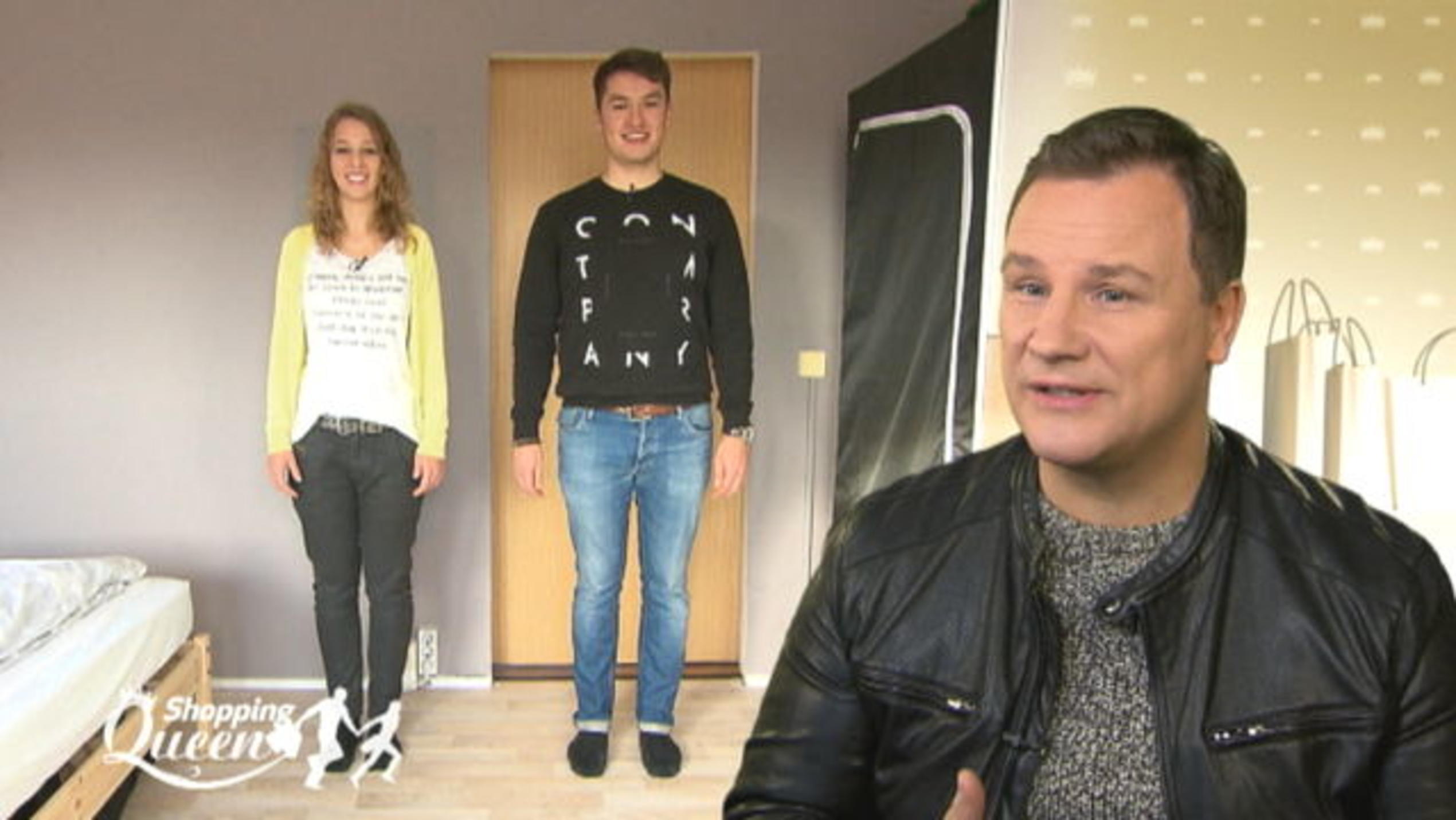 Shopping Queen: Sina und Daniel aus Dresden im Style-Check Die "Shopping Queen"-Kandidaten Sina und Daniel aus Dresden im Style-Check..