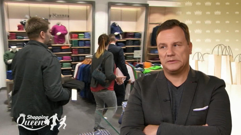 Shopping Queen: Teresa sucht "eine peppige Weste" für Dirk Guido Maria Kretschmer bei Shopping Queen in Dresden