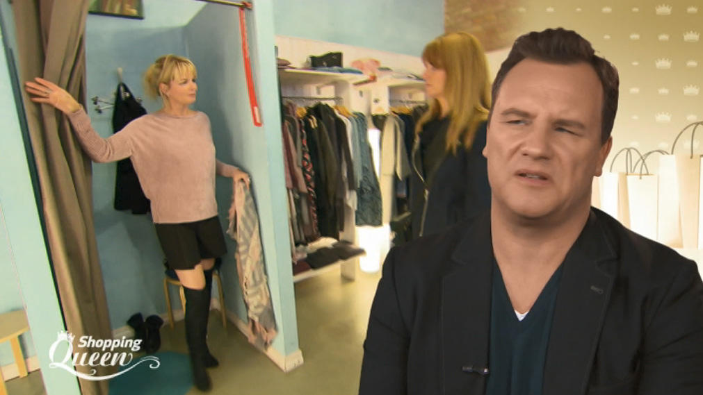 Shopping Queen: Sybille aus Rostock sucht den perfekten Overknee-Look "Shopping Queen"-Kandidatin Sybille