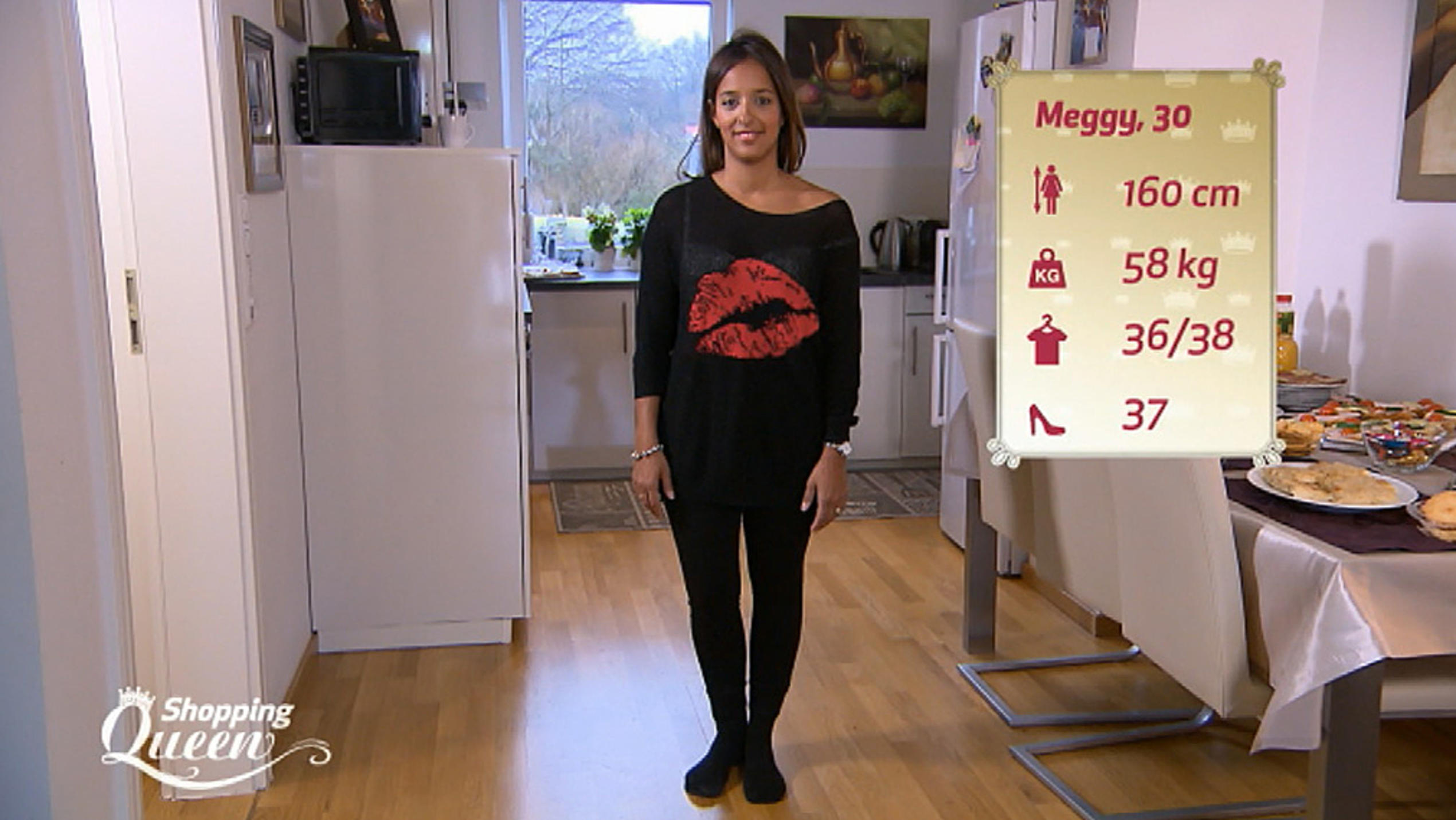 Shopping Queen: Meggy aus Hamburg im Style-Check Meggy stellt sich dem Style-Check von Guido Maria Kretschmer.