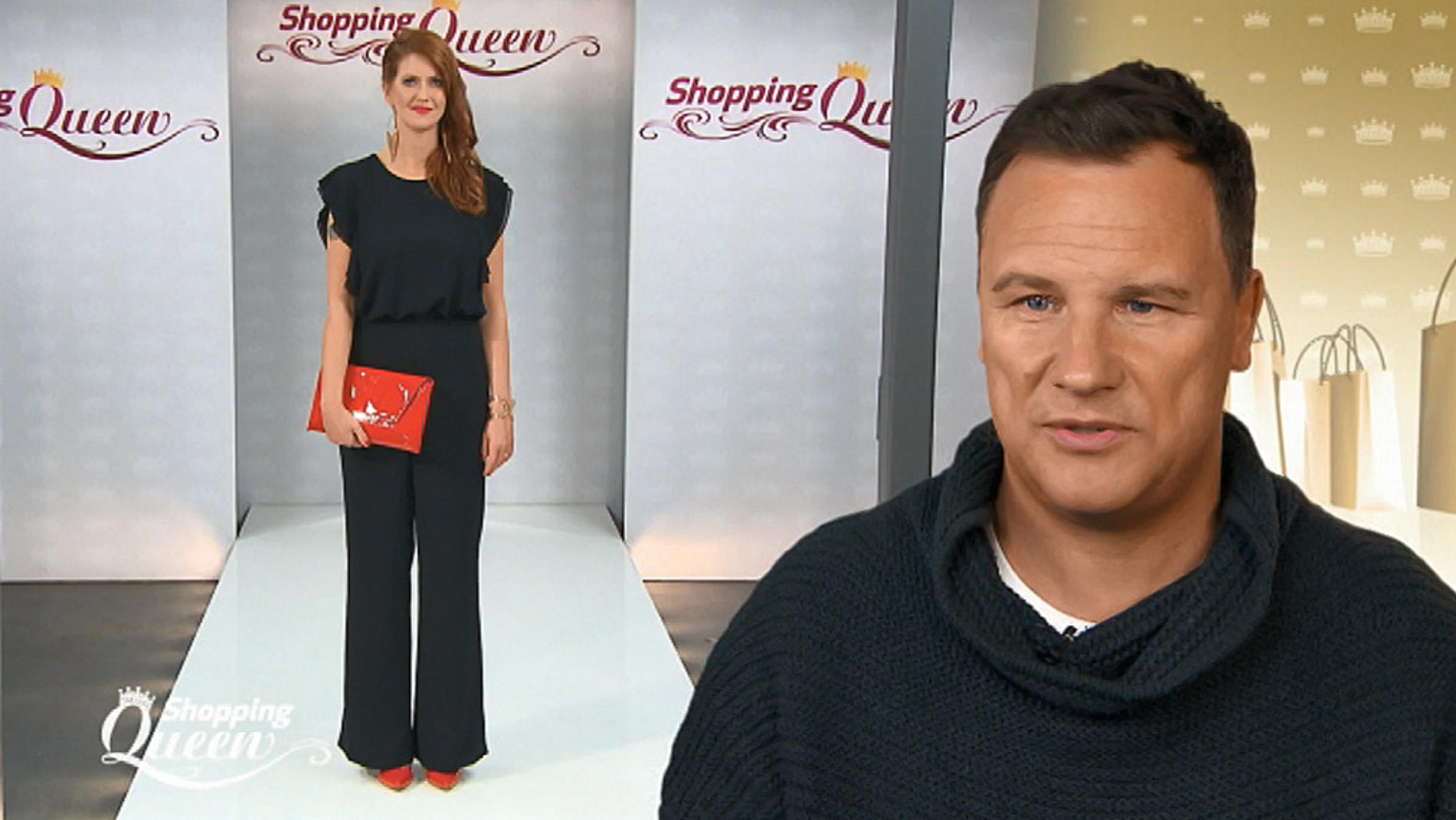 Shopping Queen: Denise aus Berlin präsentiert ihren sexy Look auf dem Catwalk Denise präsentiert bei "Shopping Queen" ihren Look auf dem Catwalk.