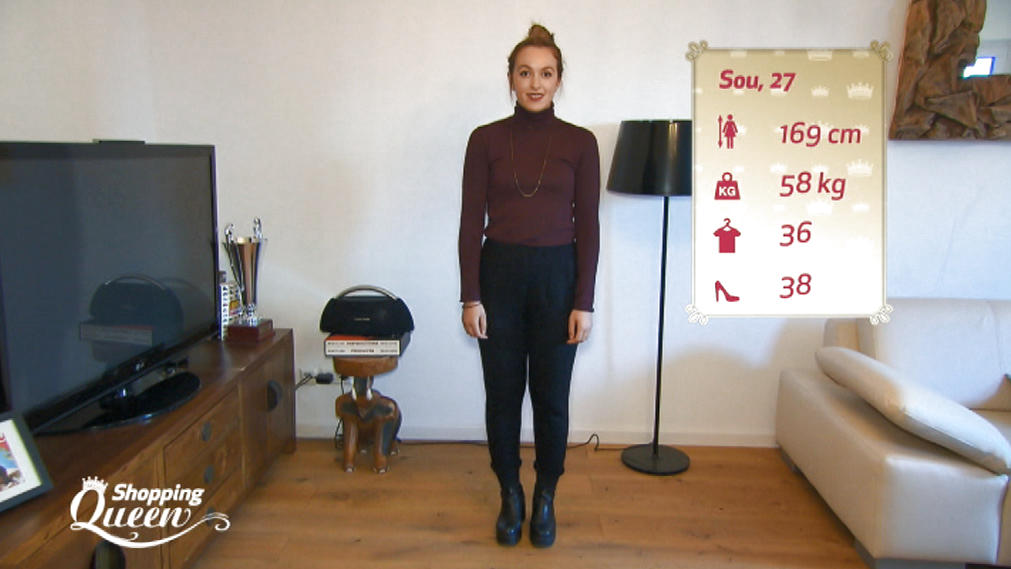 Shopping Queen: Sou aus Frankfurt im Style-Check Sou aus Frankfurt wird im Stylecheck´von Guido bewertet.