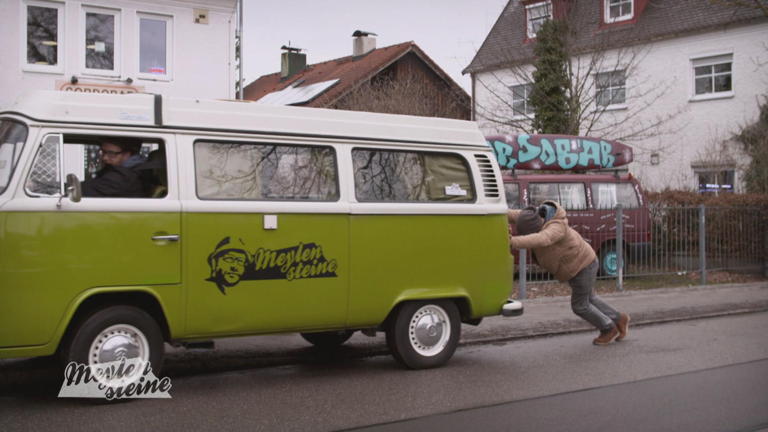 Meylensteine 2017: Gregor Meyles VW-Bus springt nicht mehr an Meylensteine 2017 Sportfreunde Stiller