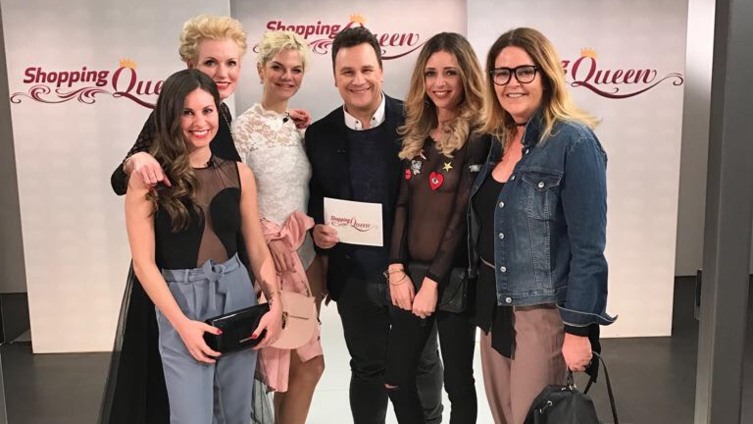 Shopping Queen: Kandidatin Christiane aus Köln bekommt die Höchstpunktzahl Die "Shopping Queen"-Kandidatinnen von Köln zusammen mit Guido Maria Kretschmer.