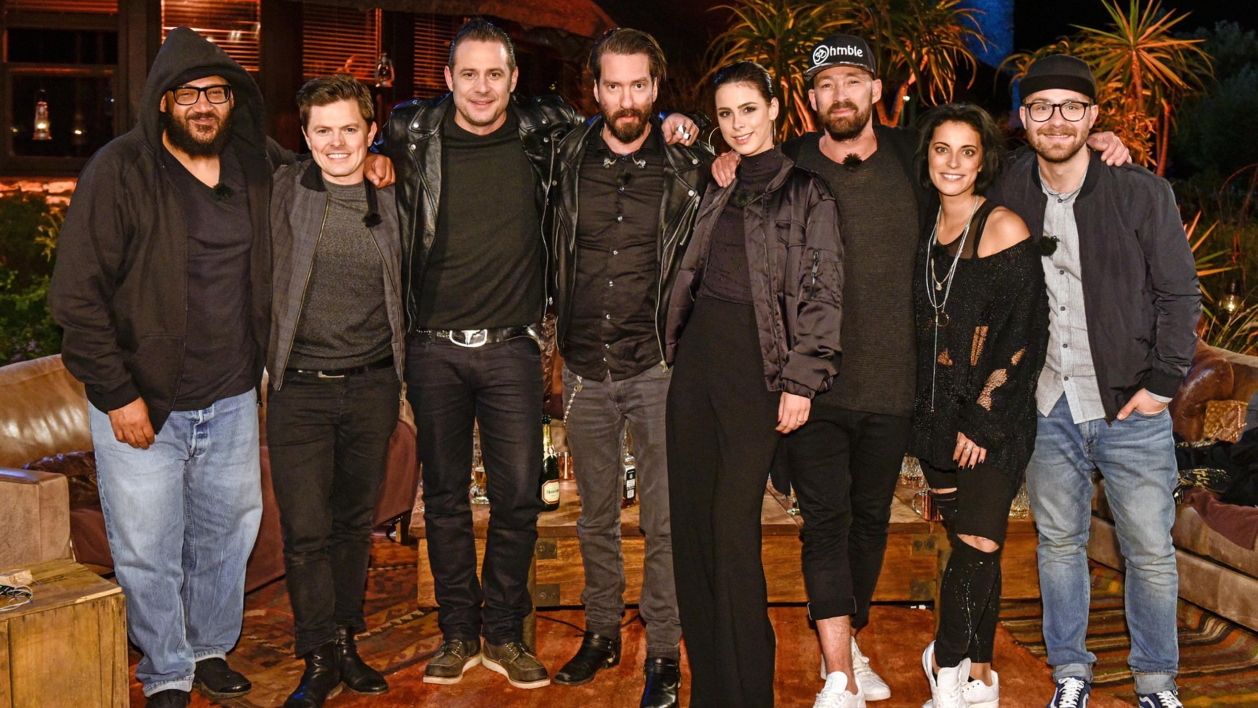 Sing meinen Song 2017: Die Duette zum Finale V.l.: Moses Pelham, Michael Patrick Kelly, Sascha Vollmer, Alec Völkel, Lena, Gentleman, Stefanie Kloß und Mark Forster.