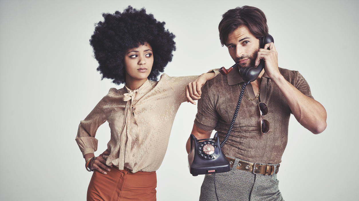 Fashion Lexikon: Retro-Look Mann und Frau im Retro-Look