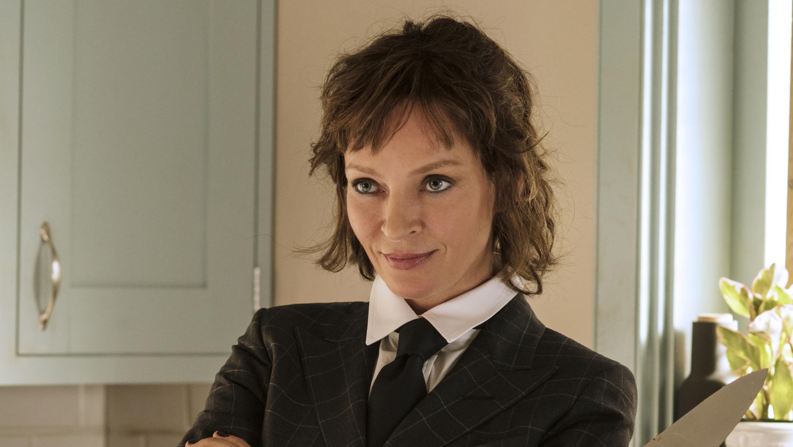Imposters: Lenny Cohen gespielt von Uma Thurman Lenny Cohen (Uma Thurman)