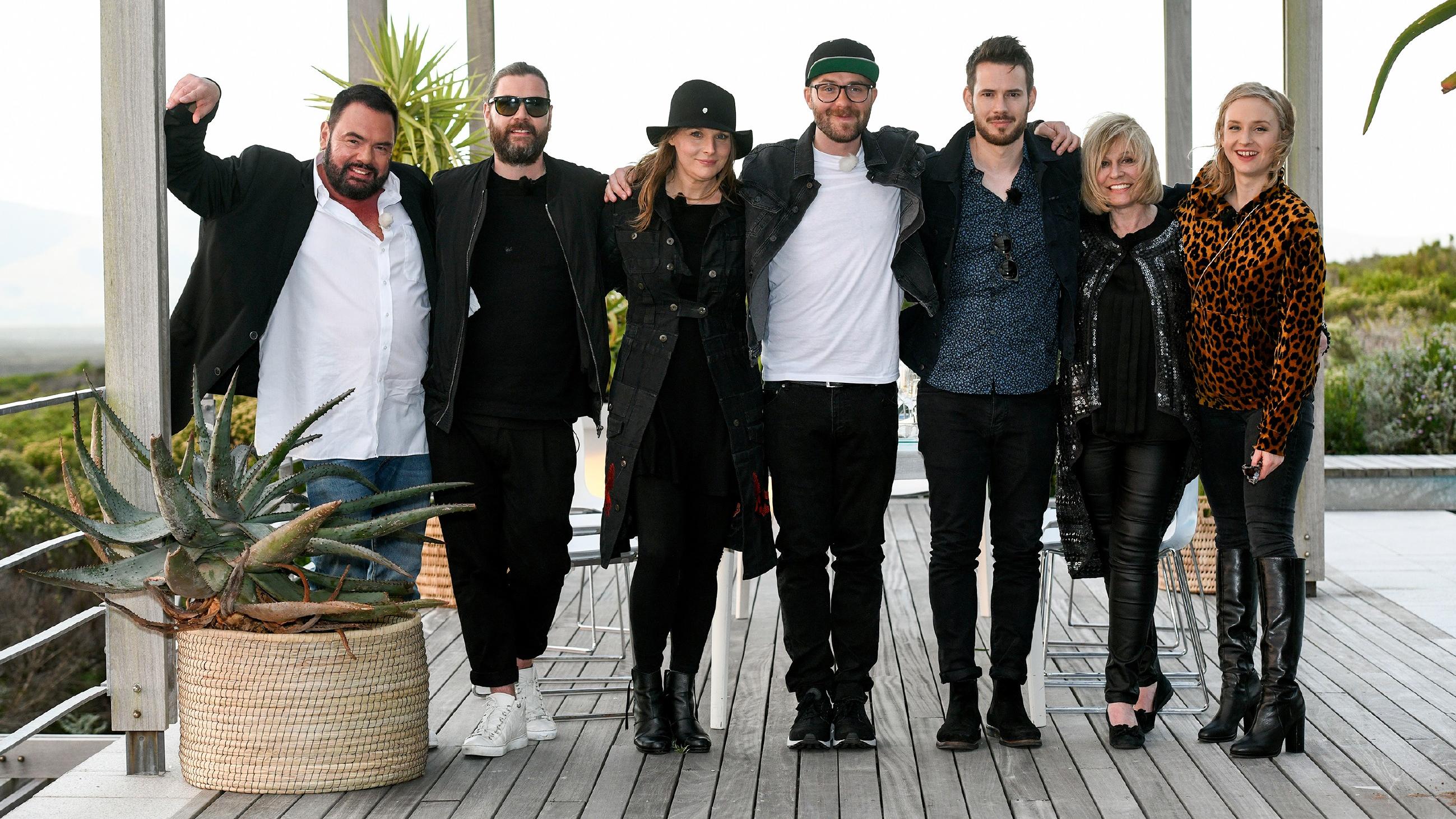 Sing meinen Song 2018: Diese Songs werden in Staffel 5 getauscht V.l.: Marian Gold, Rea Garvey, Judith Holofernes, Mark Forster, Johannes Strate, Mary Roos, Leslie Clio