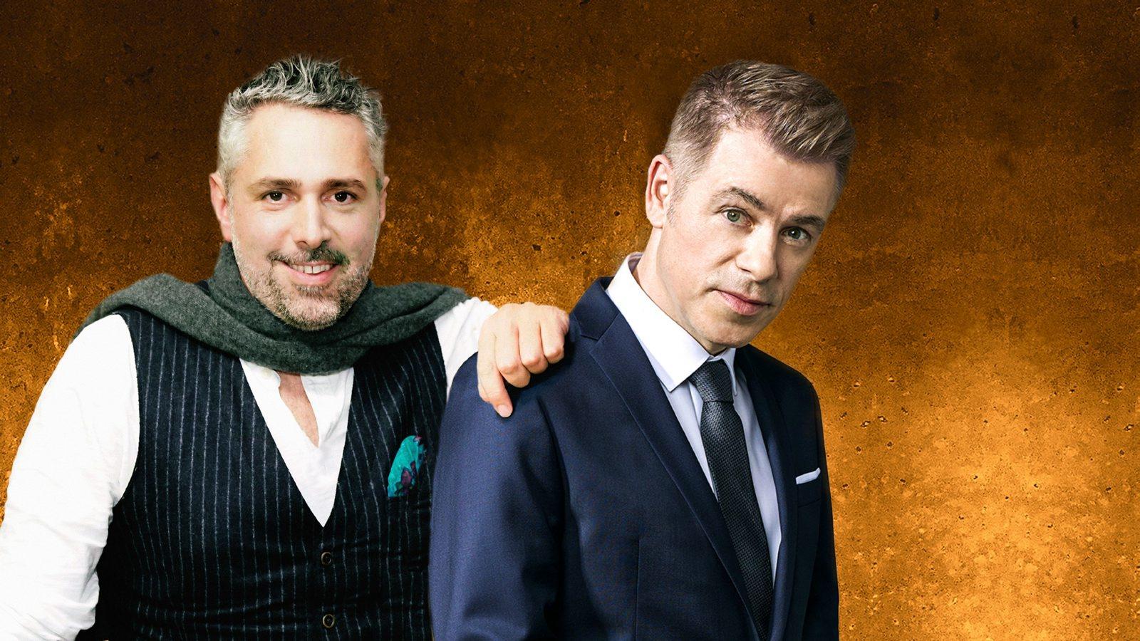 Wir produzieren "True Story" sowie "Did You Get The Message?" Roland Trettl (l.), Michael Mittermeier