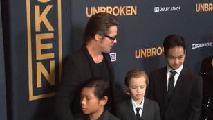 Am Vatertag: Brad Pitt trifft seine Kids! Am Vatertag: Brad Pitt trifft seine Kids!