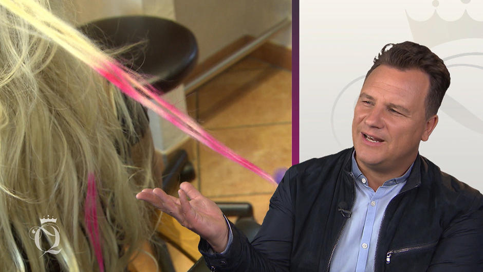 Guido bezweifelt, dass Karos Styling den Tag überlebt Guido bezweifelt, dass Karos Styling den Tag überlebt