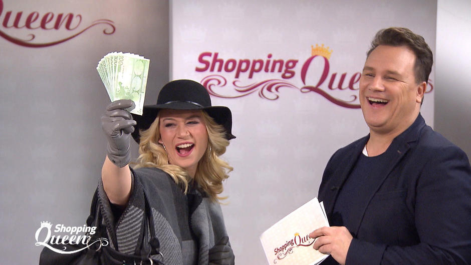 Guido kürt die jubelnde "Shopping Queen" von Münster Guido kürt die jubelnde "Shopping Queen" von Münster