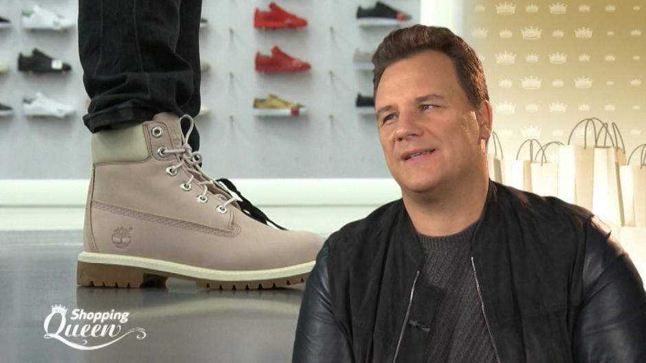 Guido ist für die rosafarbenen Schuhe Guido ist für die rosafarbenen Schuhe