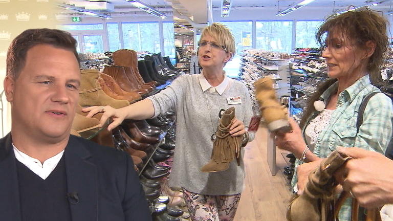 Katja hat eine eigenwillige Art einzukaufen Katja hat eine eigenwillige Art einzukaufen