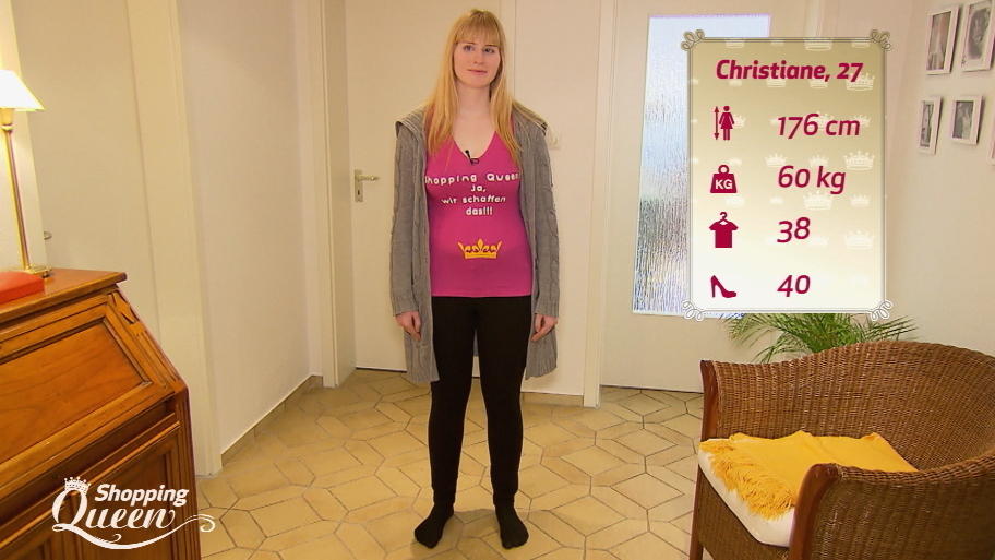 Christiane im Style-Check bei "Shopping Queen" Christiane im Style-Check bei "Shopping Queen"