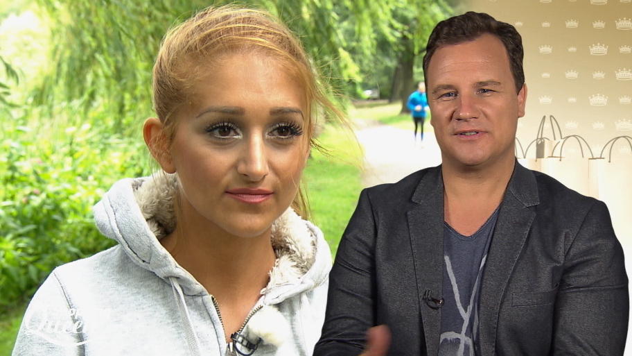 Lusine hat hart für "Shopping Queen" trainiert Lusine hat hart für "Shopping Queen" trainiert