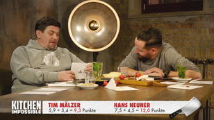 Hans Neuner macht den Sieg gegen Tim Mälzer klar Hans Neuner macht den Sieg gegen Tim Mälzer klar