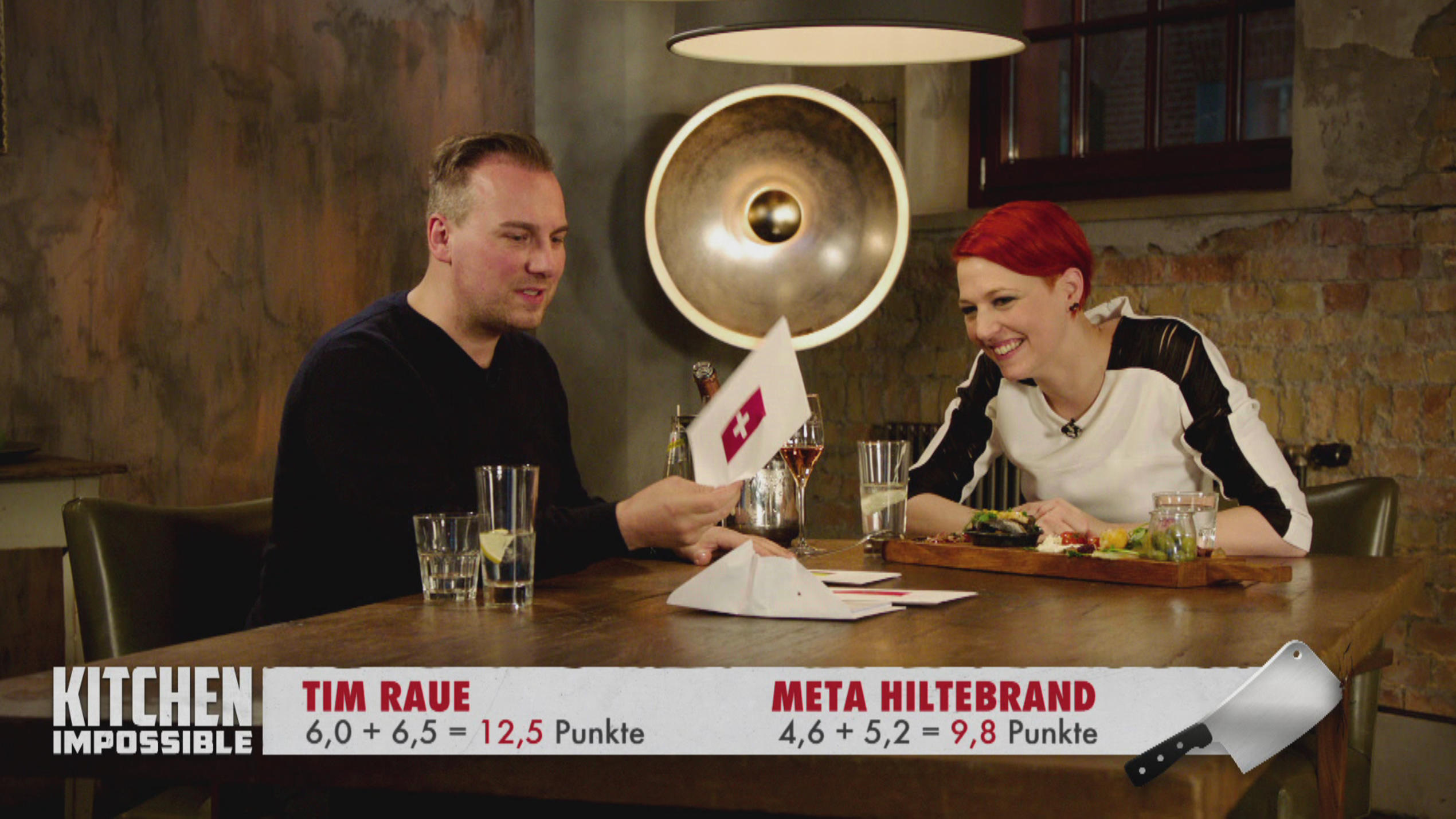 Tim Raue schlägt Meta Hiltebrand im Kochduell Tim Raue schlägt Meta Hiltebrand im Kochduell