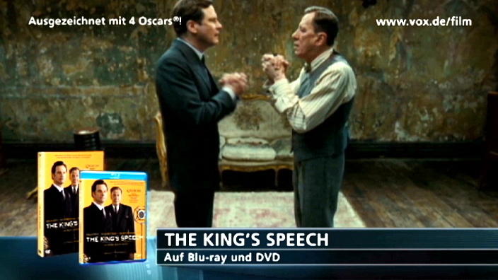 DVD Tipp: The King's Speech DVD Tipp: The King's Speech